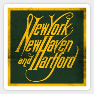 Vintage New York, New Haven and Hartford Railroad Sticker